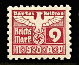 Nazi Party Dues "NSDAP"  9RM